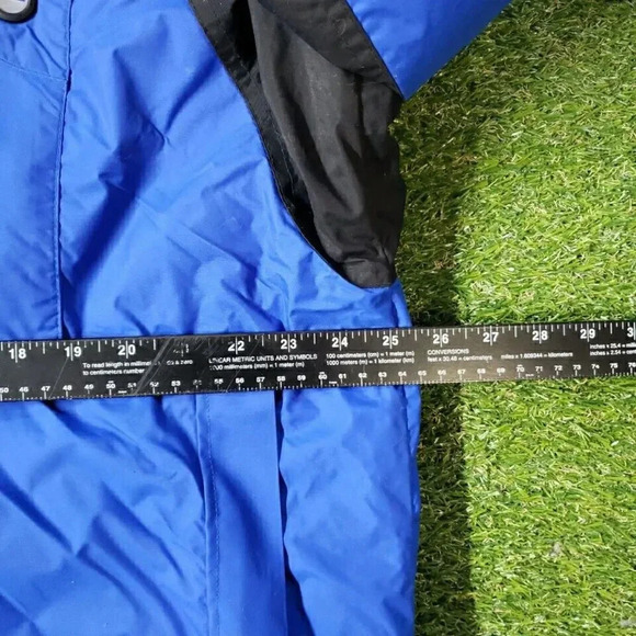 Large Columbia XCO Full Zip Black Blue Storm Dry Hooded Jacket - Picture 9 of 9